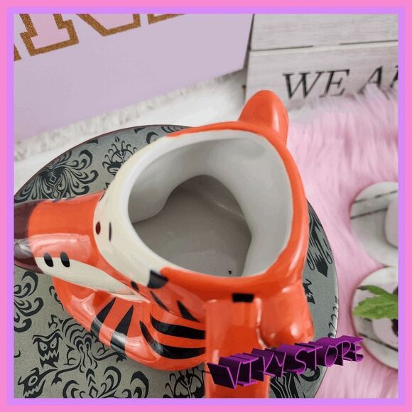 💕 NWT Tigger Multicolor 14 oz Coffee Mug Disney Cheerful Cup #7207 💕 - Picture 5 of 5